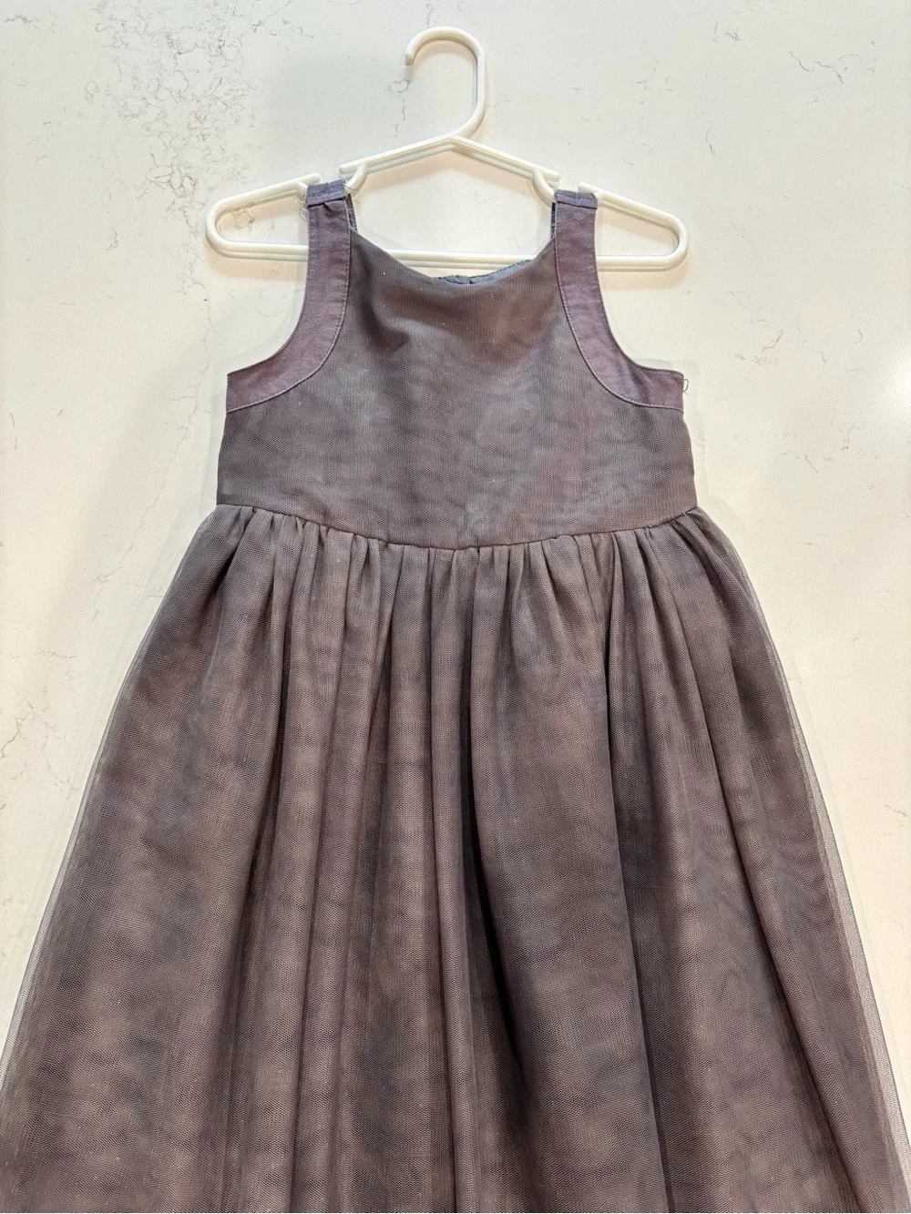 Old Navy Charcoal Gray Sleeveless Girls' Formal Dress